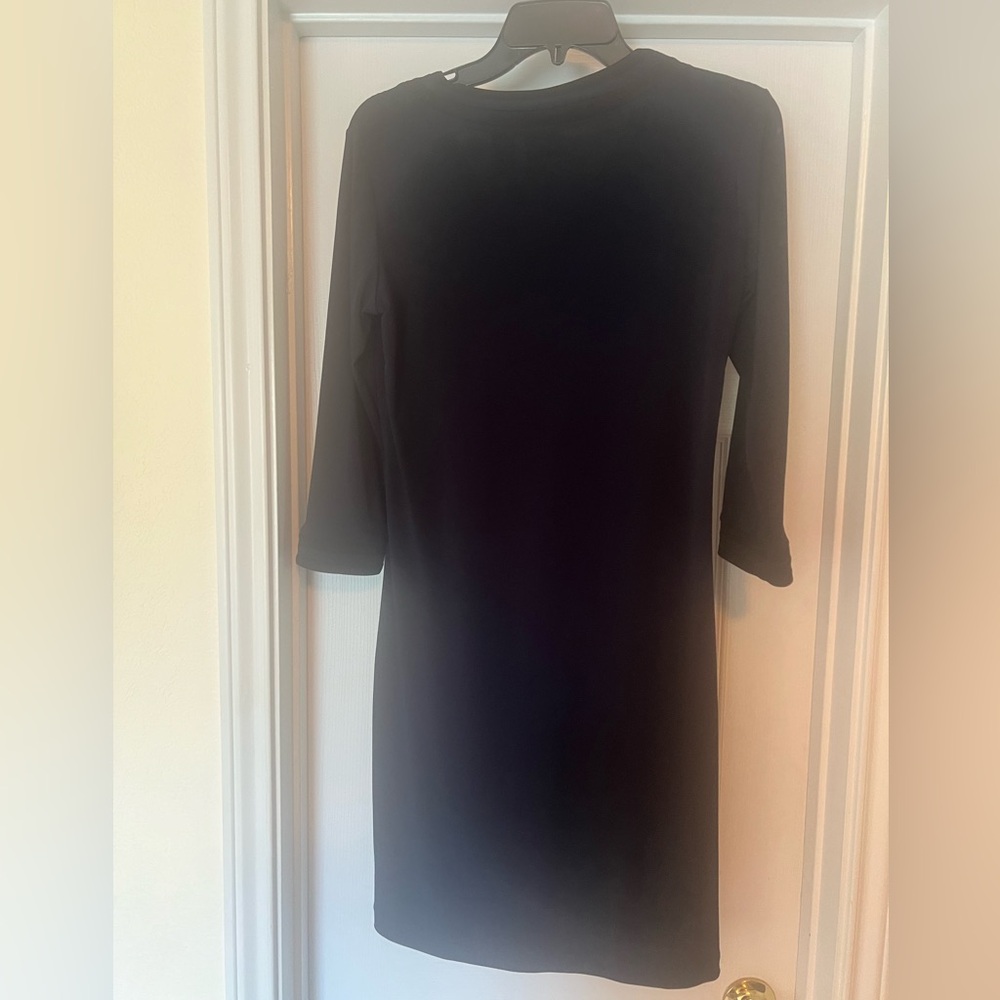 Chico’s Dark Blue with Black Accent Dress